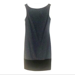 DW3 Black Dress w/ Velvet Bottm Glitter Size 6  NWT